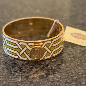 Spartina enamel hinge bracelet